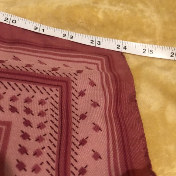 PinkPattern Polyester Square Scarf 24” X 24” - Picture 9 of 10